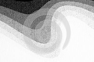 Macro Halftone Curved Gradient on Paper