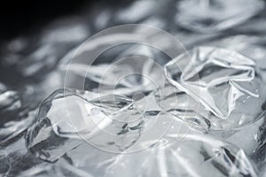 Extreme macro of plastic bubble wrap texture