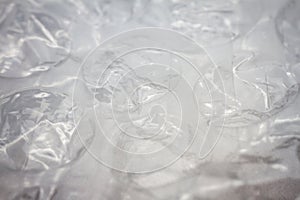 Extreme macro of plastic bubble wrap texture