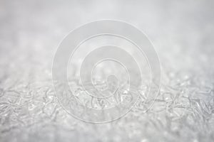 Extreme macro of plastic bubble wrap texture