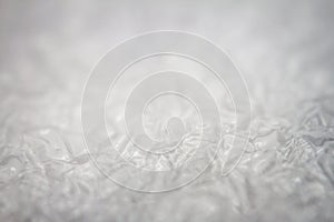 Extreme macro of plastic bubble wrap texture