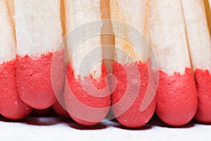 Extreme macro of safety matches