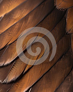 Extreme macro shot of feather barbs of a bald eagle texture