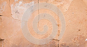 Extreme macro of single brick texture with rough surface