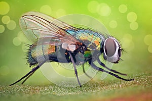 Extreme magnification - House fly photo