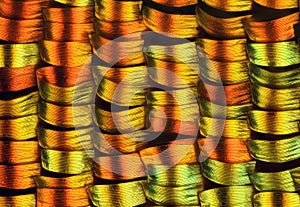 Extreme magnification - Sunset moth wing scales