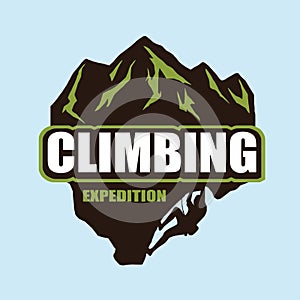 Extreme Rock Climbing Logo
