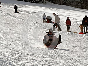 Extreme sledging photo