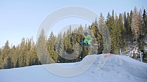 Extreme snowboarding and skiing