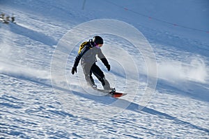 Extreme snowboarding and winter sports.
