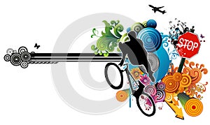 Extreme sport vector