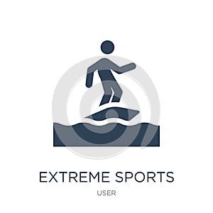 extreme sports icon in trendy design style. extreme sports icon isolated on white background. extreme sports vector icon simple