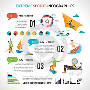 Extreme Sports Infographics