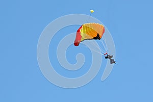 Extreme sports. parachuting photo