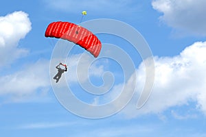 Extreme sports. parachuting