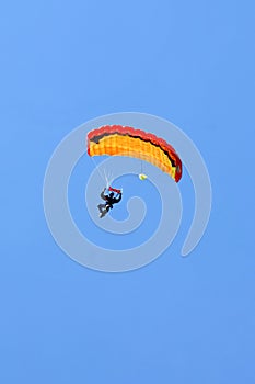 Extreme sports. parachuting photo