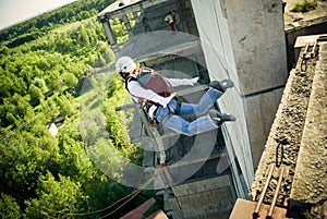 Extreme sports Ropejumping