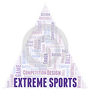 Extreme Sports word cloud