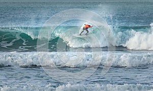 Extreme Surfing, Fistral Beach, Newquay, Cornwall photo