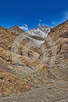 Extremely old volcanic rocks in the Stok Kangri area