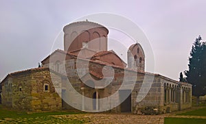 Extrior view to Church of Saint Mary in Apollonia, Fier, Albania