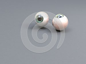 Eye 3d illustration see