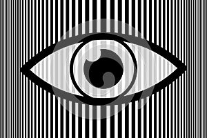 Eye abstract background