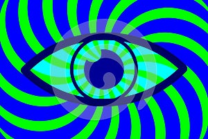 Eye abstract background