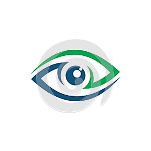 Eye abstract logo vector designs