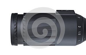 Eye box on a rifle scope