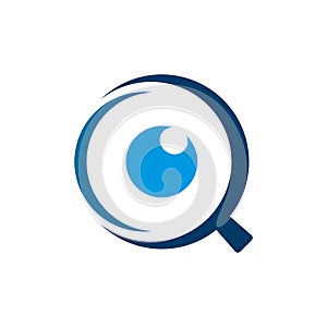 eye camera finder vector logo