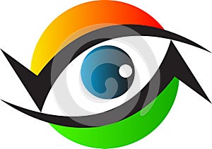Eye care clinic logo