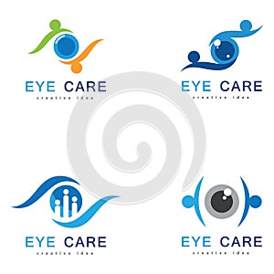 eye care logo design.