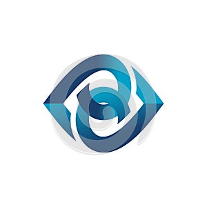 Eye Care logo design Brand Identity Company vector