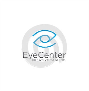 Eye Care logo designs vector, Eye Health logo template . Eye Center Logo Design Template