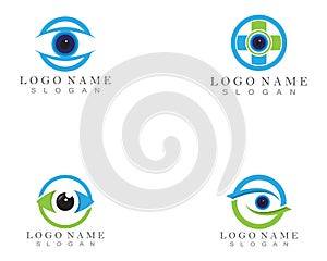 Eye care logo Template