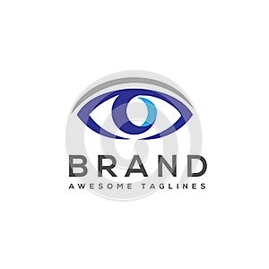Eye care Logo vector template