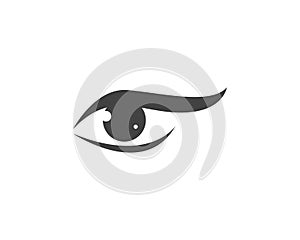 Eye care logo vector template