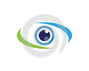 Eye Care vector logo design