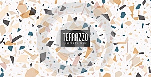 eye catching abstract terrazzo texture background for flat surface