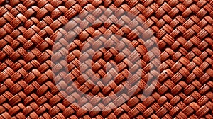 Eye-catching Brown Woven Rubber Pattern: Aerial View Craftcore photo