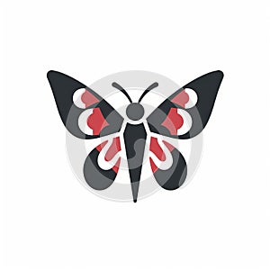 Eye-catching Butterfly Logo With Stenciled Iconography photo