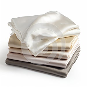 Eye-catching Shantung Plain Sheet In White, Ivory, Beige, And Silver Silk