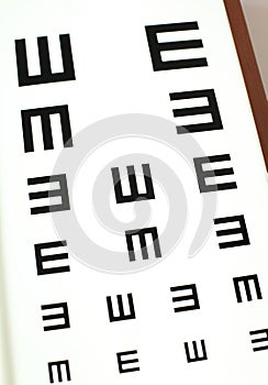 Eye-chart test