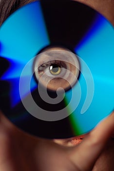 Eye and compact disk