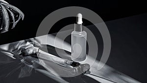 Eye Cream Jar with Cooling Applicator. Cosmetics concept. Generated Image