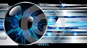 Eye cyber circuit future technology concept background Abstract future technology background Hi-tech