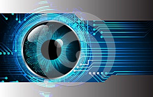 Eye cyber circuit future technology concept background Abstract future technology background Hi-tech