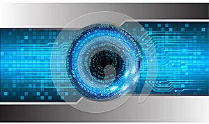 Eye cyber circuit future technology concept background Abstract future technology background Hi-tech