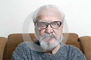 Eye disease in an old man